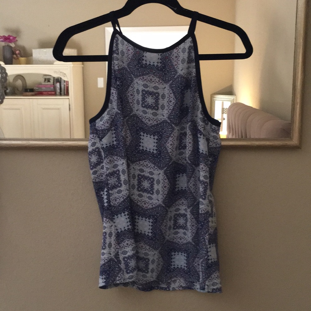 Blue summer tank